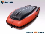 Лодка надувная моторная solar-420 strela jet tunnel