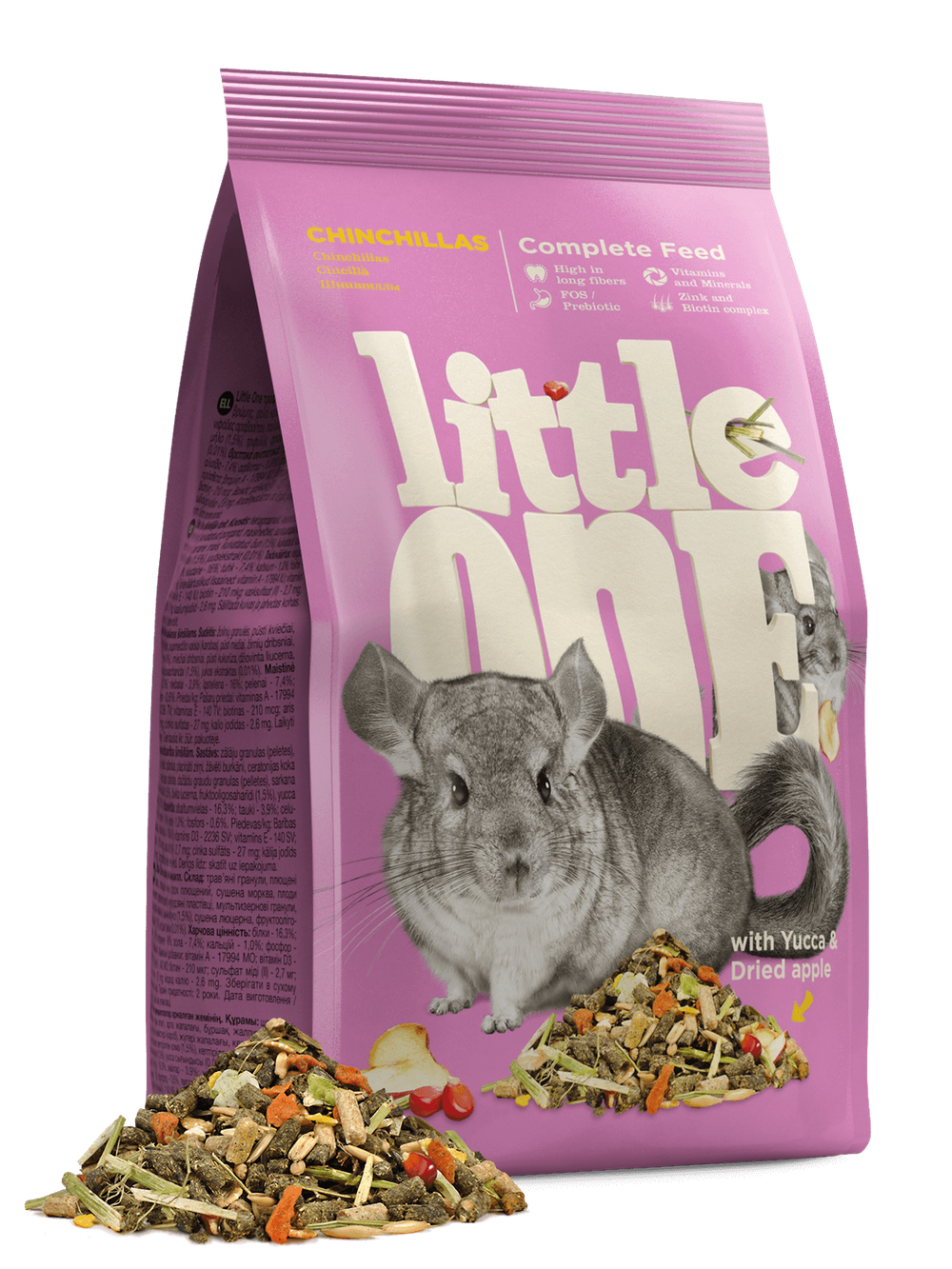 LITTLE ONE Корм для шиншилл, 900 г