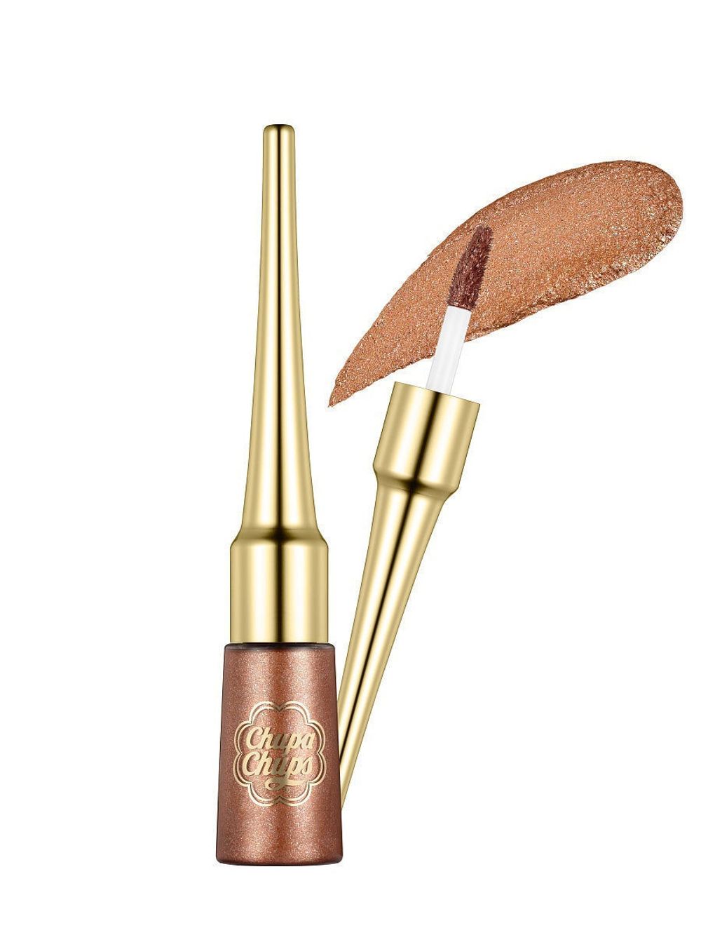 Жидкие тени с блестками Chupa chups - Brown City