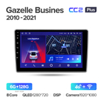 Teyes CC2 Plus 9" для Газель Busines 2010-2021