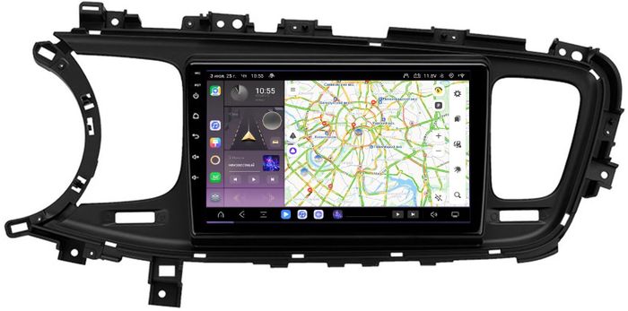 Магнитола для KIA Optima 3 2013-2015 TF - Kuberg QLed, Android 13, Быстрейшая, CarPlay, SIM-слот