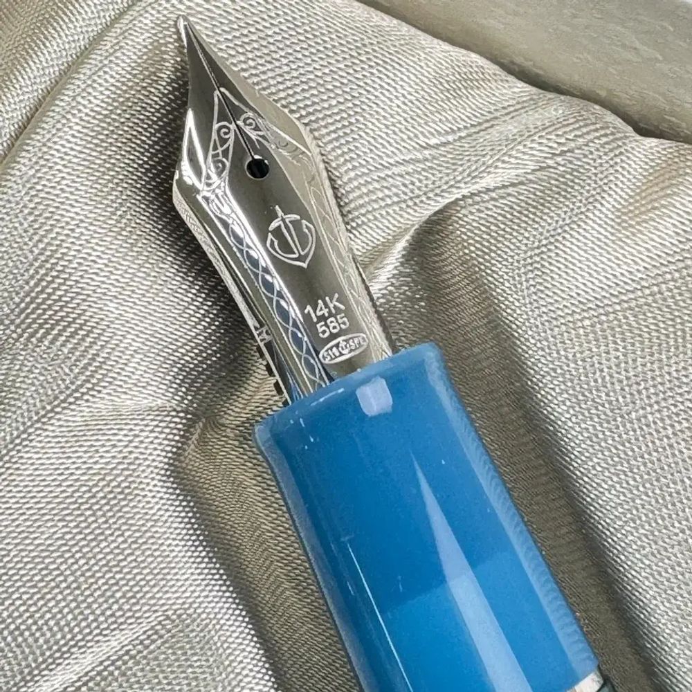 Набор с перьевой ручкой Sailor Pro Gear Slim MANYO II Violet RT с пером 14K F и чернилами MANYO Kikoyou 50 мл (10-2560-240) 4