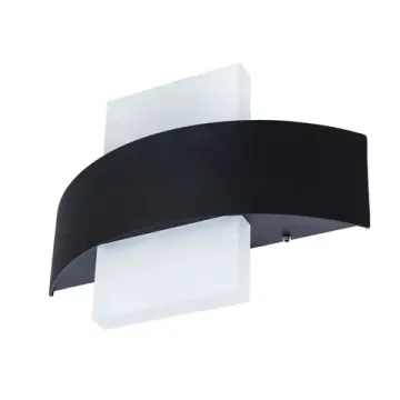 Уличный настенный светодиодный светильник 6W 3000K A1444AP-1BK чёрный Croce Arte Lamp