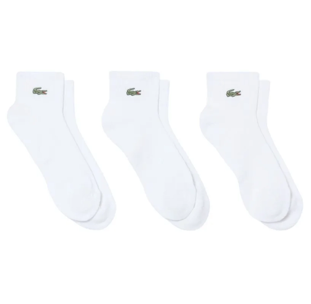 Теннисные носки Lacoste Ankle Sport 3P - white