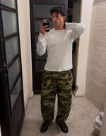 Мужские брюки карго baggy fit, арт. 3509/335 - BERSHKA