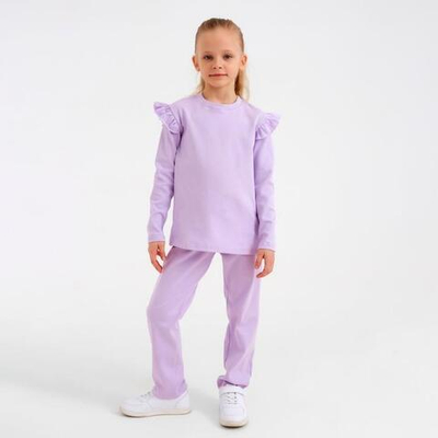 Комплект (джемпер+ брюки) для девочек Casual Collection сирень, р.104 7601178 (MINAKU)