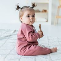 Комбинезон косуха "Пепельная роза" утепленный 0+