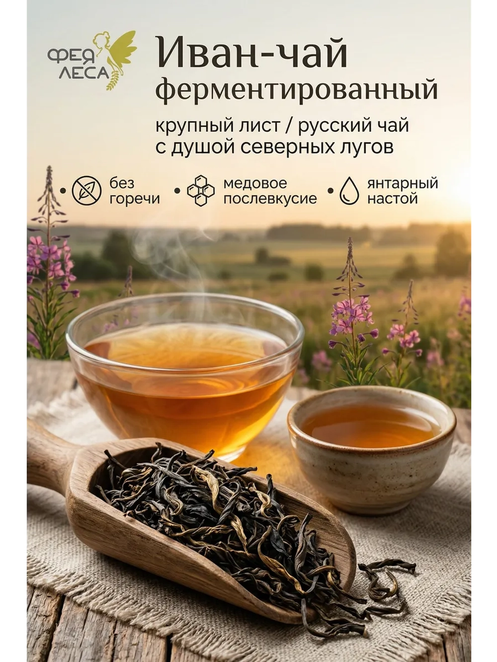 Кипрей (Иван-чай) ферментированный для здоровья и чая