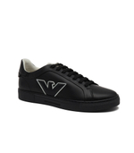 Кожаные кроссовки Emporio Armani - черный(X4X598 XN633)