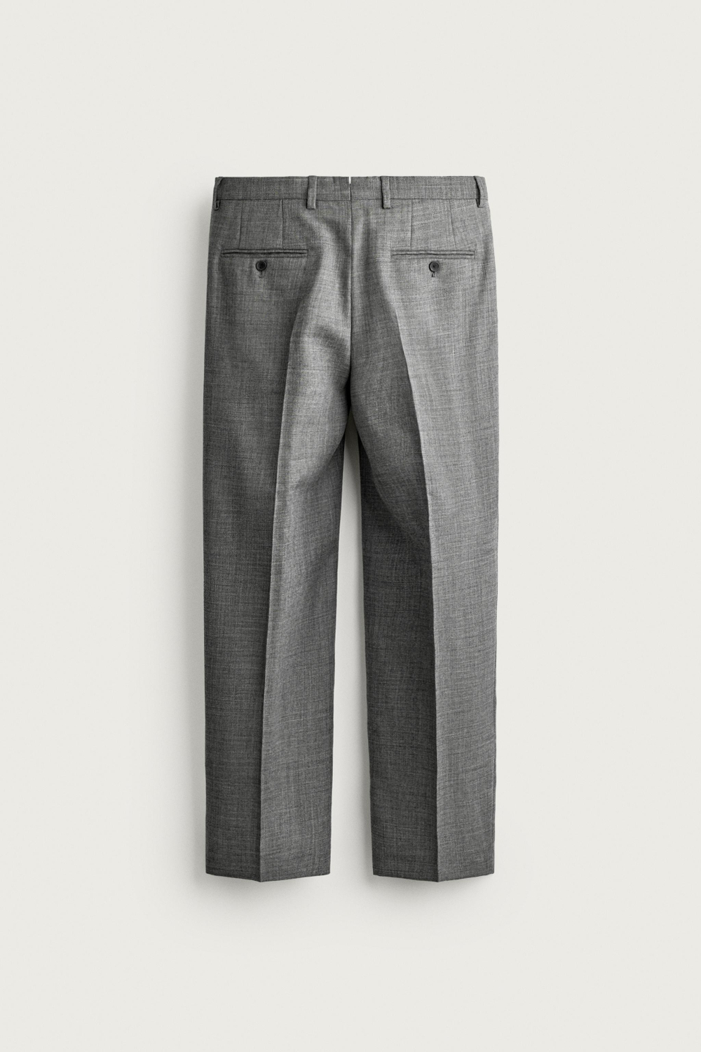 БРЮКИ ИЗ 100% ШЕРСТИ СО СКЛАДКАМИ — ZARA