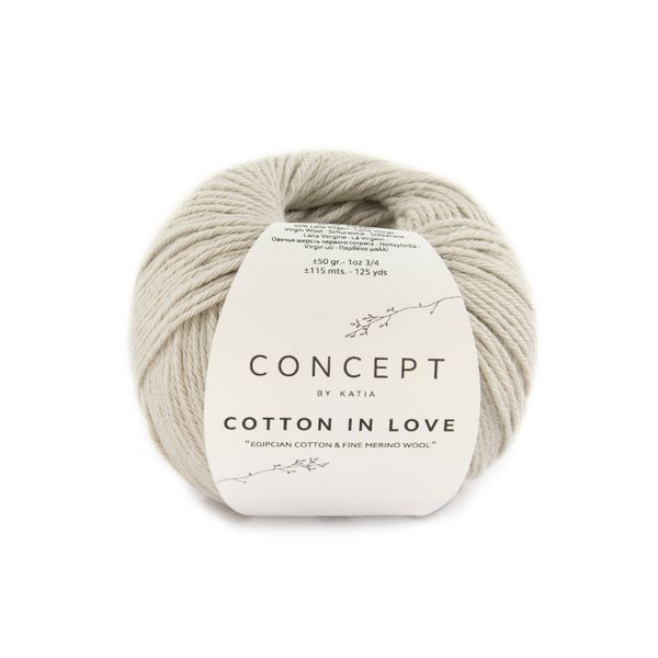 Пряжа Katia (Катя) Cotton in Love / уп.10 мот. по 50 г, 115 м, 4