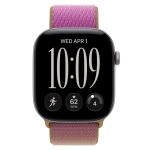 Умные часы Apple Watch Series 12 GPS, 46mm, Space Gray Aluminum Case with Magenta Sport Loop