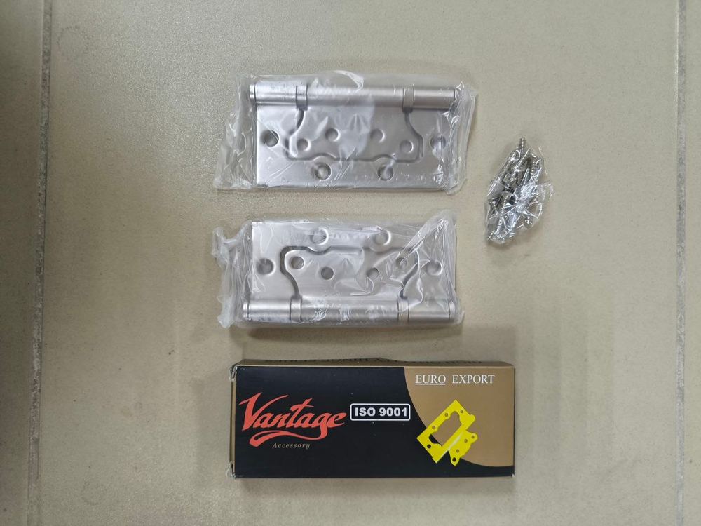Петля дверная "бабочка" VINTAGE (к-т 2шт.) золото
