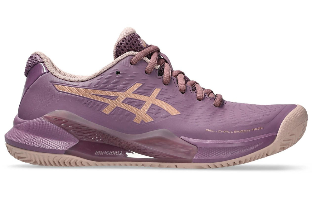 Женские кроссовки для падела Asics Gel-Challenger 14 Padel — dark ube/rose gold