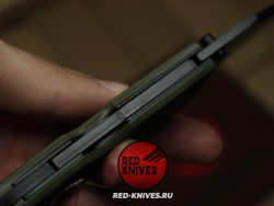 Нож Cold Steel Espada M (Medium) - зеленая рукоять, черный клинок RK/Н77