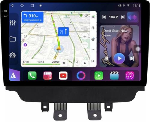 Магнитола для Mazda CX-3 2014-2023 (монохром) - FarCar BM10-2K-9599A монитор 10.36" 2K QLED на Android 14, Быстрая, CarPlay, 4G SIM-слот