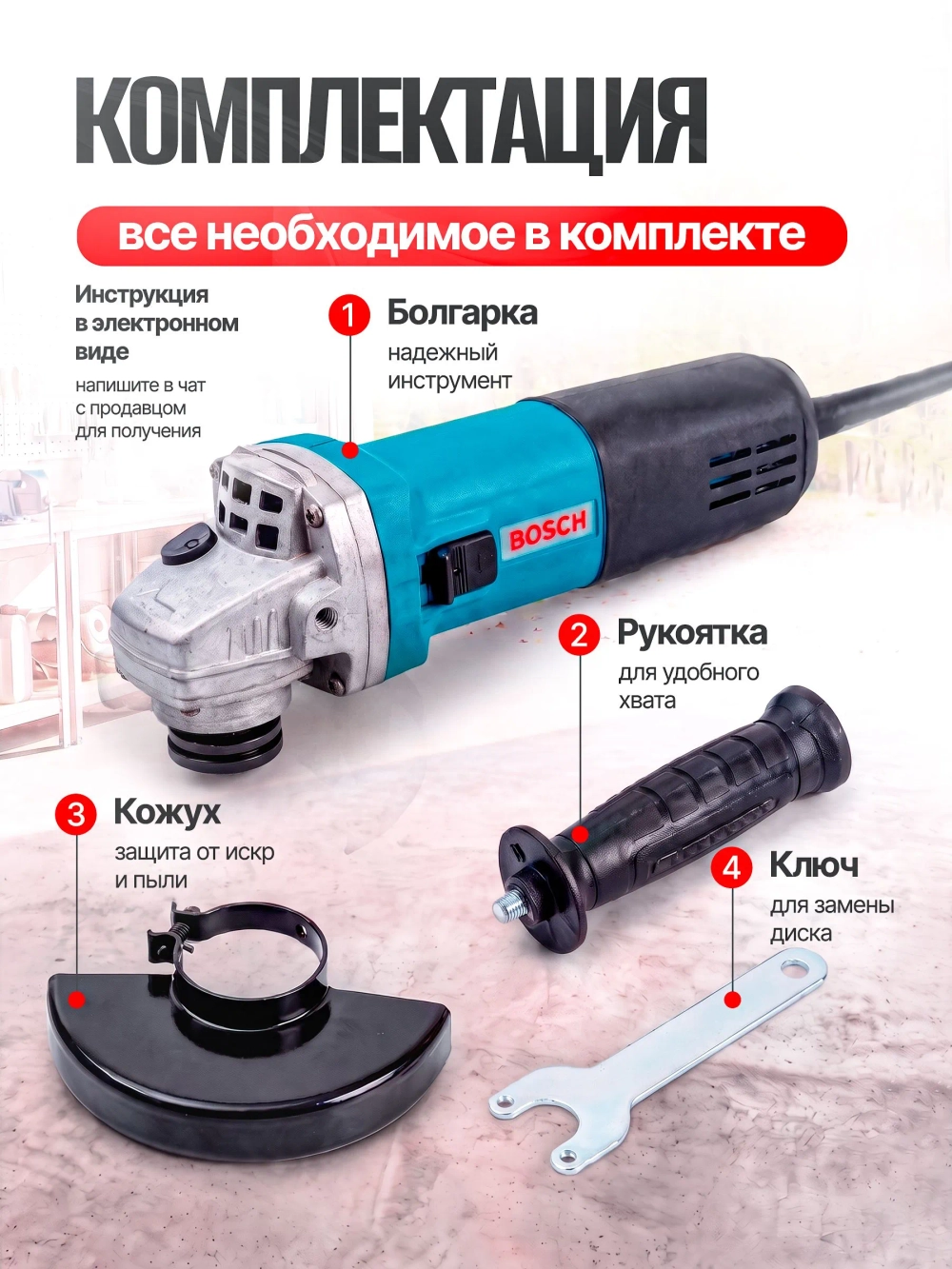 Болгарка электрическая 125 /угловая УШМ регулировкой