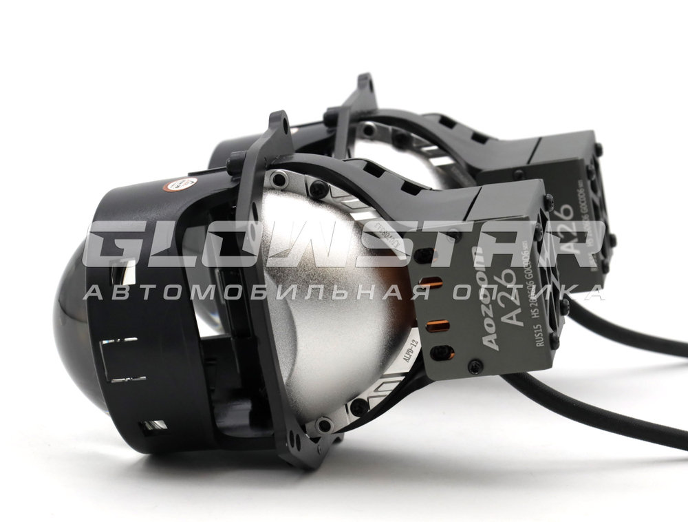 Билед модули Aozoom A26 3.0 дюйма, 2 чипа, 6000K, 12V 63/71W, 5400/5700Lm (комплект, 2шт)