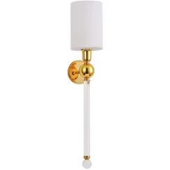 Бра Mirabella MIRABELLA AP1 GOLD/WHITE Crystal Lux