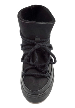 Высокие комбинированные кеды INUIKII Sneaker Classic Black на меху