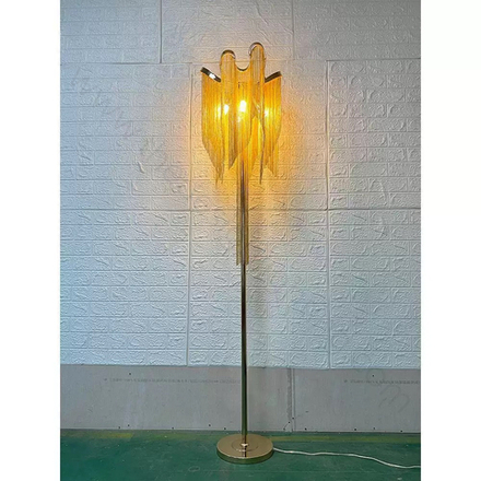 Floor design lamp Stream by Terzani (gold)