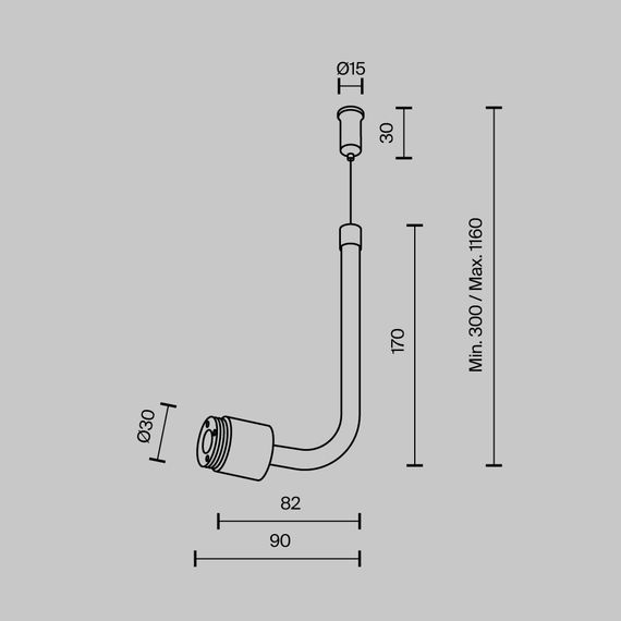 Аксессуар Maytoni Technical CA024PL-B