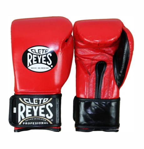 Боксерские перчатки тренировочные на липучке Cleto Reyes CЕ8 (красные)
