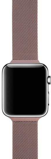 Ремешок миланская петля moonfish для Apple watch - 38/40/41 мм, розовый