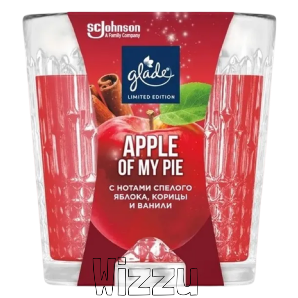 jb.Glade Свеча ароматическая LTO "Apple of my Pie" 130г 6шт/уп