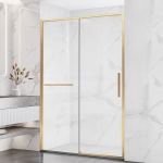 Душевая дверь Vincea  Слим Софт (Slim Soft) VDS-1SS120CLG, 1200, брашированное золото, стекло прозрачное