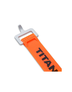 Ремень крепёжный TitanStraps Industrial оранжевый L = 64 см (Dmax = 18 см, Dmin = 5,5 см)