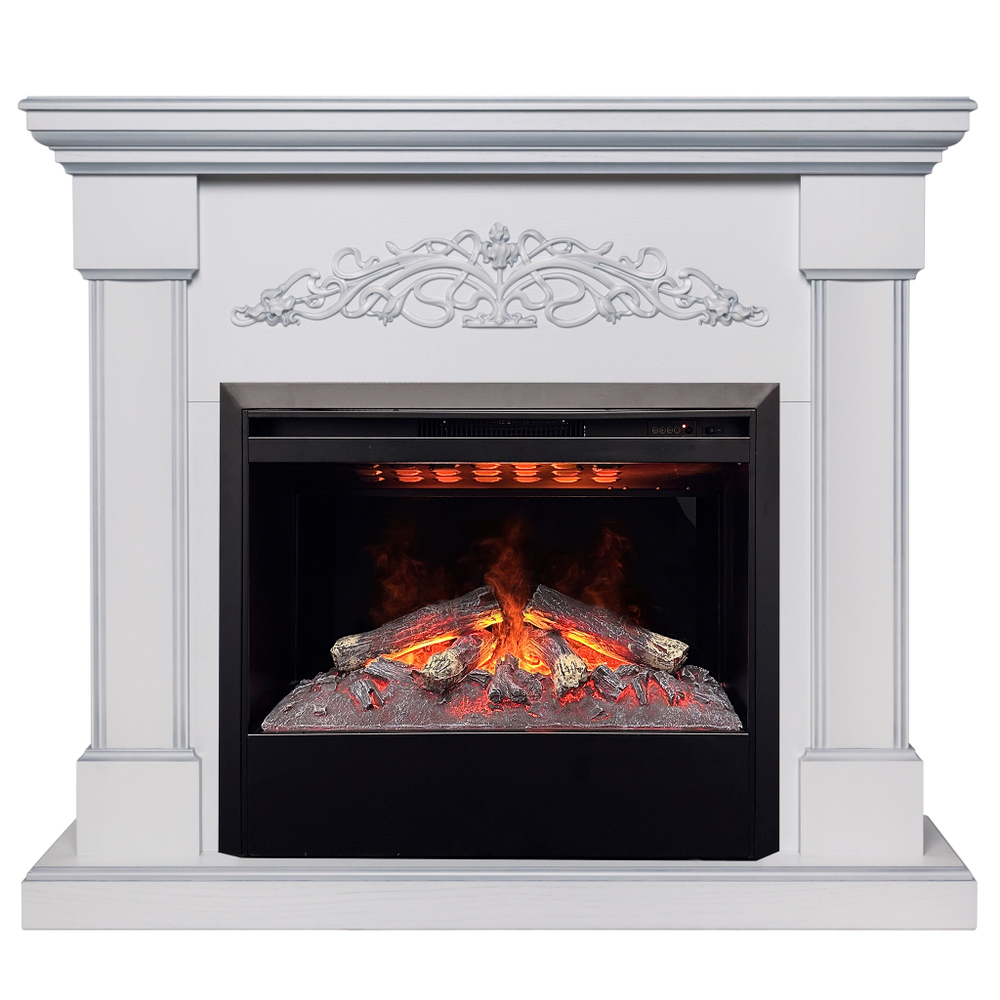 Каминокомплект Real Flame Ofelia 26 WT с очагом Helios 26 SBG