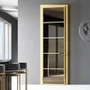 Межкомнатная алюминиевая дверь Loft 6 стекло прозрачное бесцветное