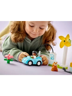 LEGO Duplo Ветряная турбина и электромобиль, 10985