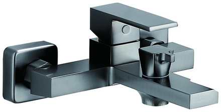 Смеситель для ванны BELZ B60613-3 короткий излив, латунь, графит