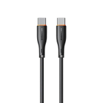Usb Кабель-зарядка Type-C на Type-C Keephone Liquid Silicone DC-23014 60W 1м силиконовый черный