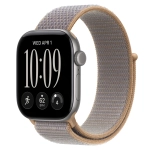 Умные часы Apple Watch Series 12 GPS, 42mm, Space Gray Aluminum Case with Chambray Blue Sport Loop