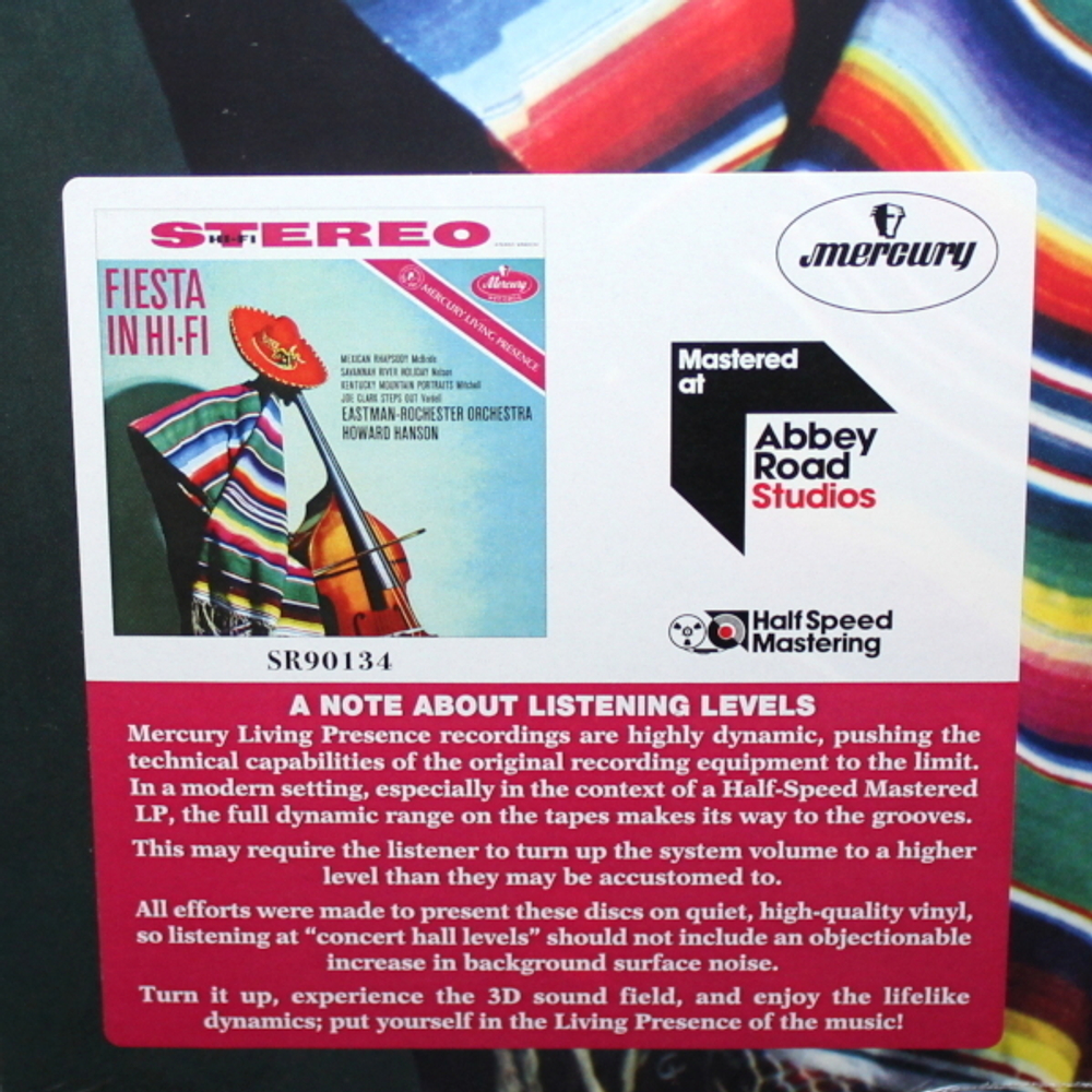 Howard Hanson, Eastman-Rochester Symphony Orchestra / Fiesta In Hi-Fi (LP)