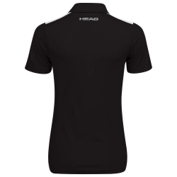 Женское поло Head Club 22 Tech Polo Shirt W - black