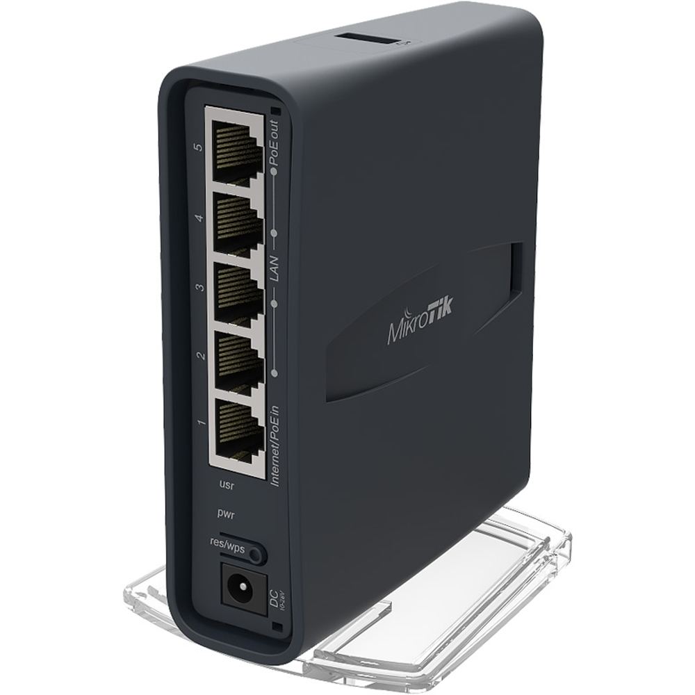 Роутер MikroTik hAP AC Lite Tower RB952Ui-5ac2nD-TC 802.11ac 2.4/5ГГц 4xLAN USB