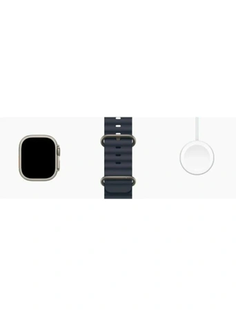 Умные часы Apple Watch Ultra 2 49 мм Natural Titanium Case with Navy Ocean Band