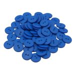 Пуговицы 2 прокола 28L=18 мм, (Blue2 (синий2)) NE63, 72 шт
