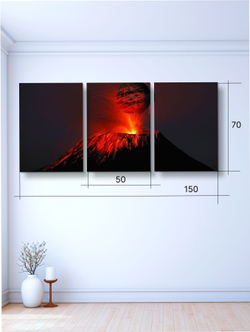 Картина Великаны неба модульная 50x70см 3шт.