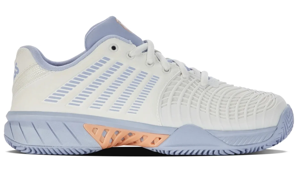 Женские теннисные кроссовки K-Swiss Express Light 3 HB - star white/heather/peach fuzz
