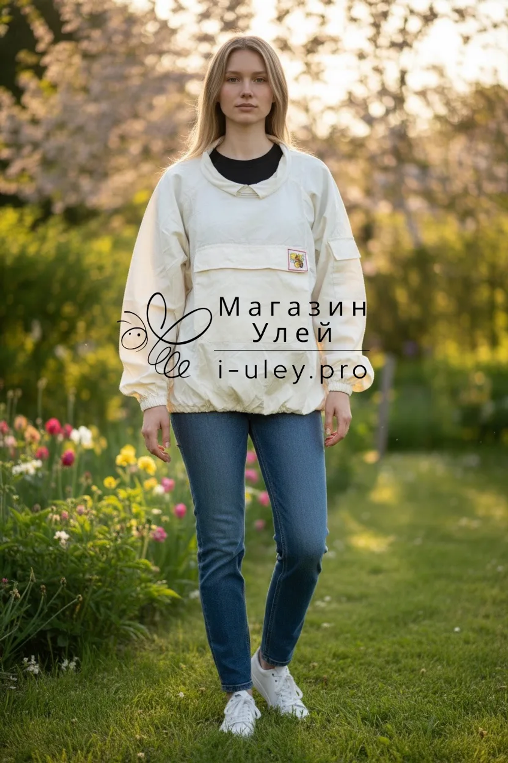 Куртка пчеловода без маски (двунитка) 48-58 размеры