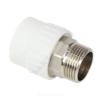 Муфта PP-R комбинированная белая Дн 110х4" НР под ключ VALFEX 10135110