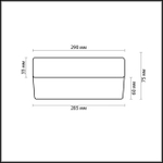 2405/2C DROPS ODL13 508 никель Н/п светильник IP44 E14 2*40W 220V PRESTO