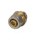 Муфта МП латунь никель обжим Дн 16х1/2" НР ГОСТ 32415-2013 7001 Aquasfera 7001-01
