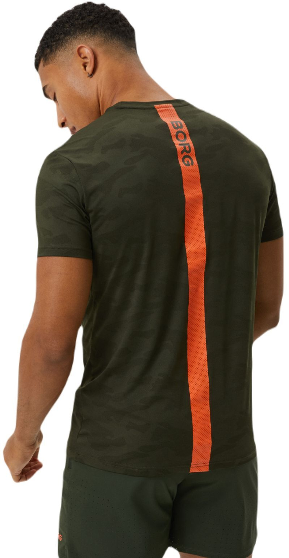 Мужская теннисная футболка Björn Borg Performance T-Shirt - зеленый