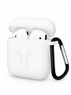 Чехол для Airpods 1/2 Gurdini прорезиненный soft touch Прозрачно Матовый
